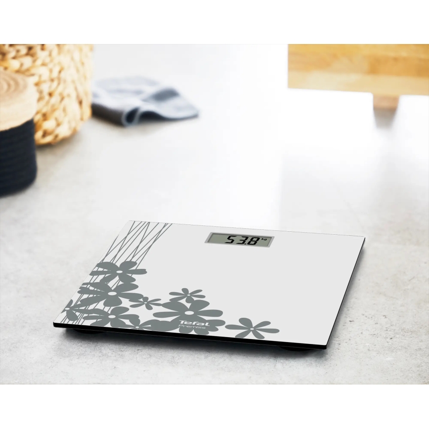 Tefal - Digitális személymérleg PREMISS 1xCR2032 szürke
