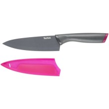 Tefal - Rozsdamentes acél kés chef FRESH KITCHEN 15 cm szürke/lila