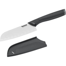 Tefal - Rozsdamentes acél kés santoku COMFORT 12,5 cm króm/fekete