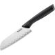 Tefal - Rozsdamentes acél kés santoku COMFORT 12,5 cm króm/fekete