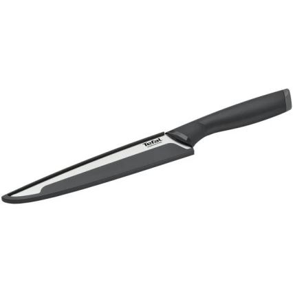 Tefal - Rozsdamentes acél szeletelőkés COMFORT 20 cm fényezett króm/fekete