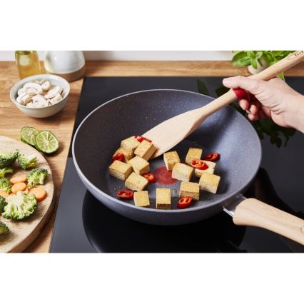 Tefal - Serpenyő Wok Natural Force 28 cm