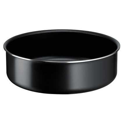 Tefal - Serpenyőkészlet 3 db INGENIO EASY COOK & CLEAN BLACK