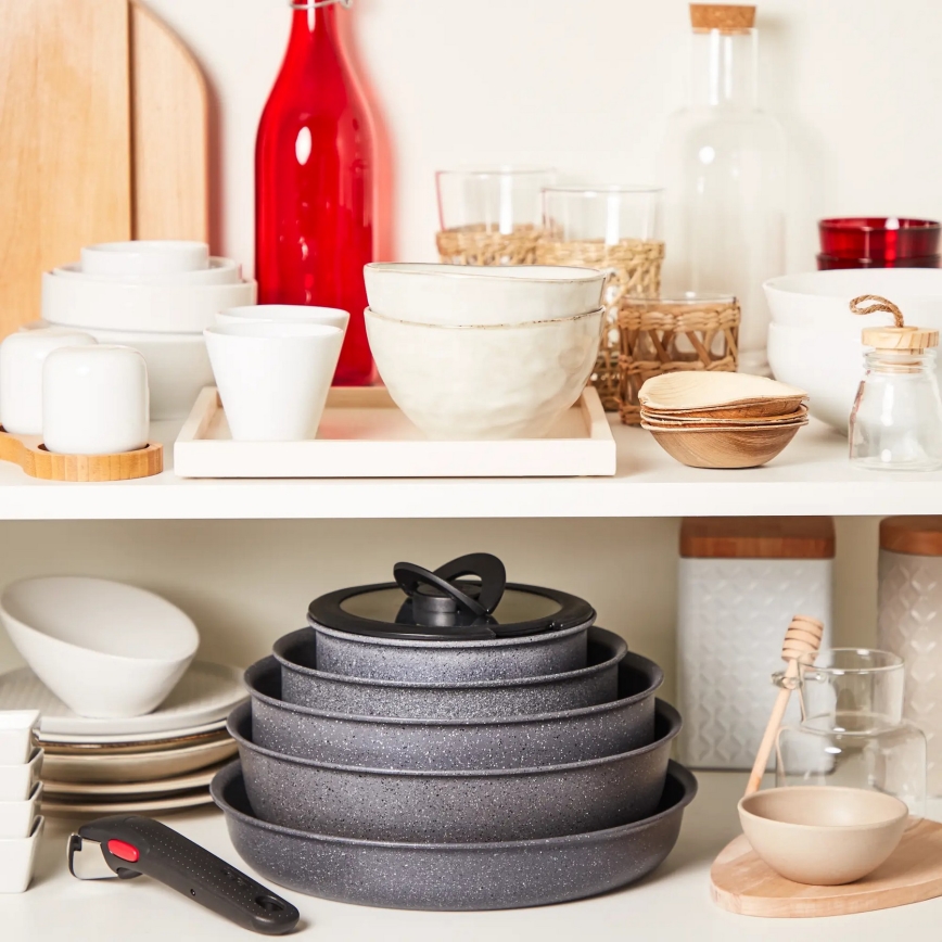 Tefal - Serpenyőkészlet 3 db INGENIO NATURAL FORCE