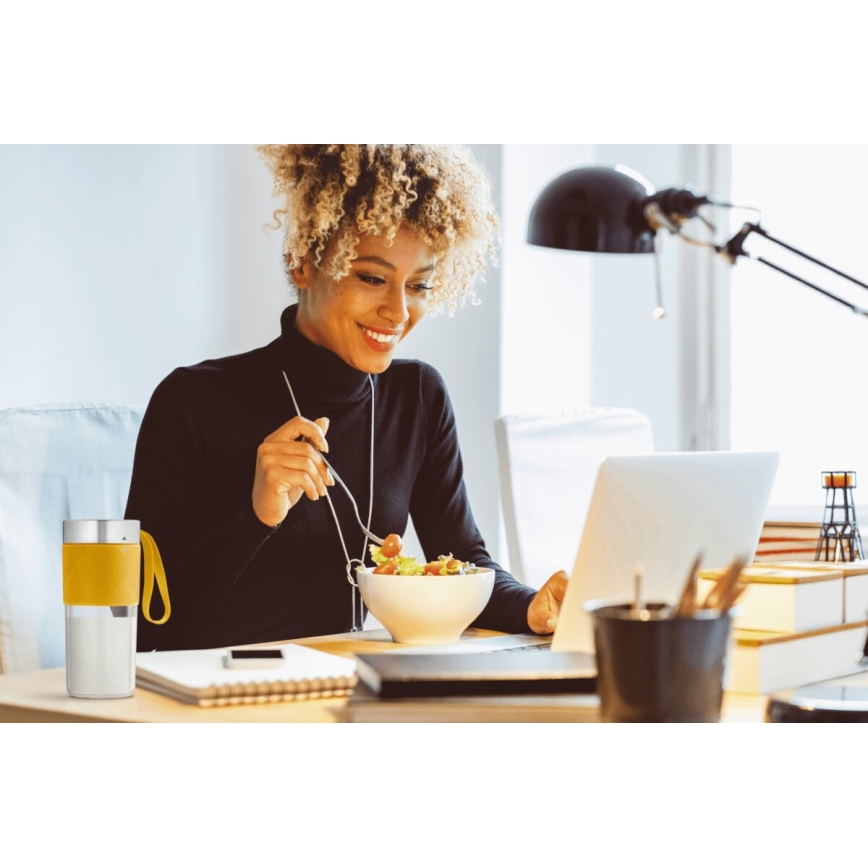 Tefal - Smoothie turmixgép BLENDFORCE 50W/5V 1200 mAh sárga