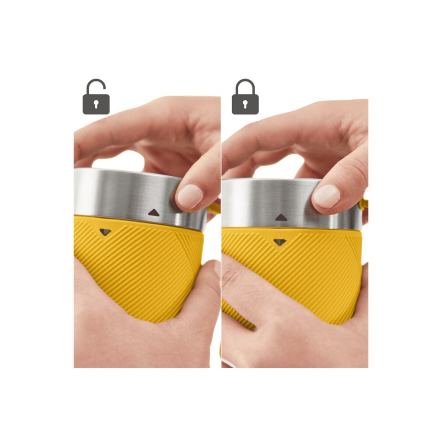 Tefal - Smoothie turmixgép BLENDFORCE 50W/5V 1200 mAh sárga