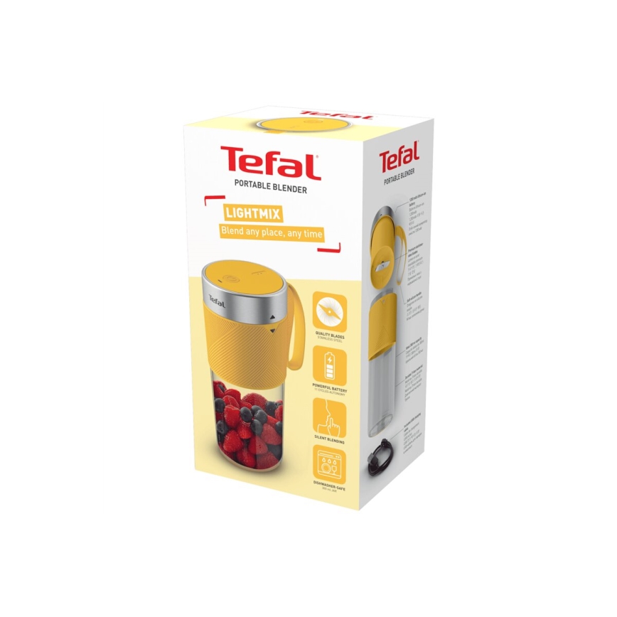 Tefal - Smoothie turmixgép BLENDFORCE 50W/5V 1200 mAh sárga
