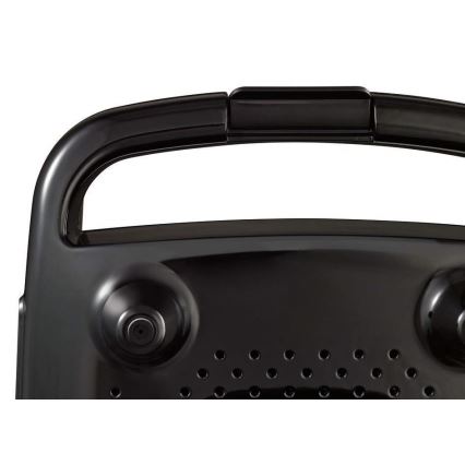 Tefal - Szendvics készítő CROC TIME 700W/230V fekete/króm