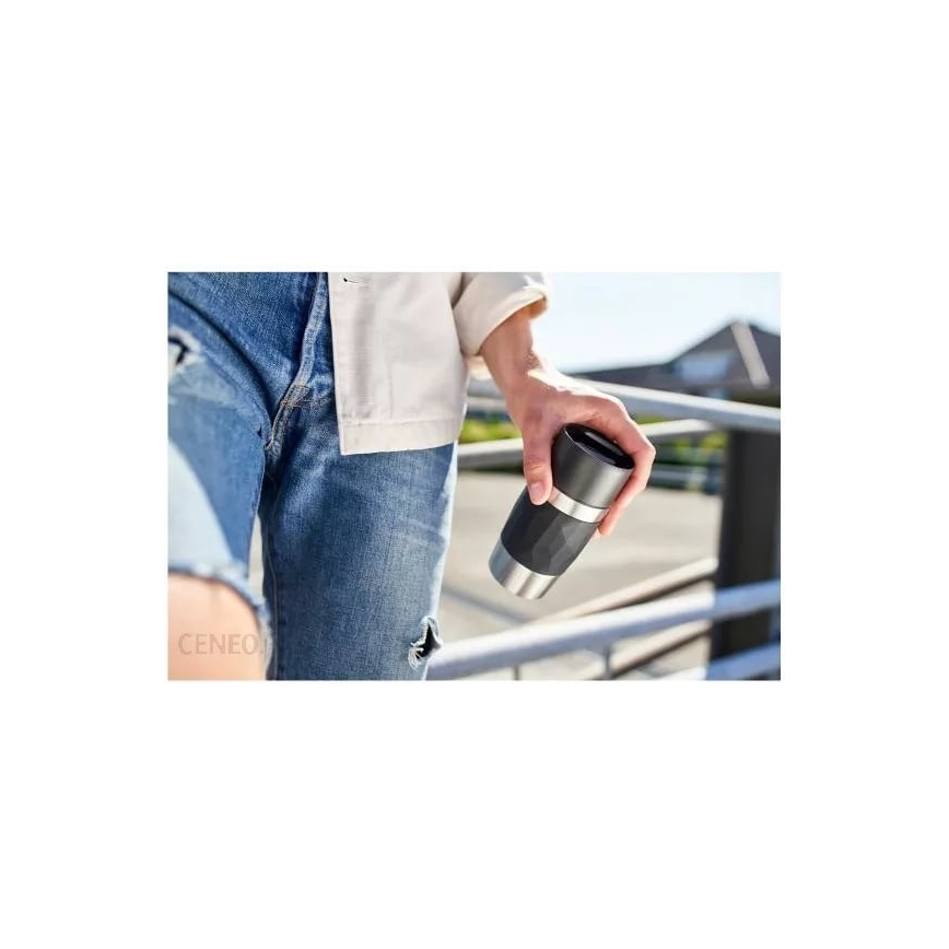 Tefal - Termikus bögre 300 ml COMPACT MUG rozsdamentes/fekete