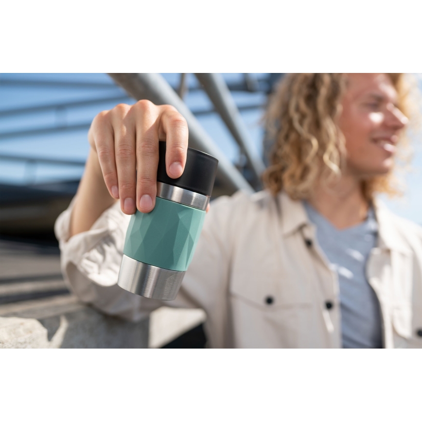 Tefal - Termikus bögre 300 ml COMPACT MUG rozsdamentes/zöld