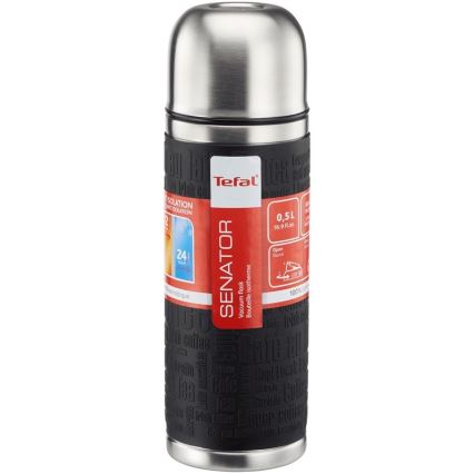 Tefal - Termosz bögrével 0,5 l SENATOR rozsdamentes/fekete