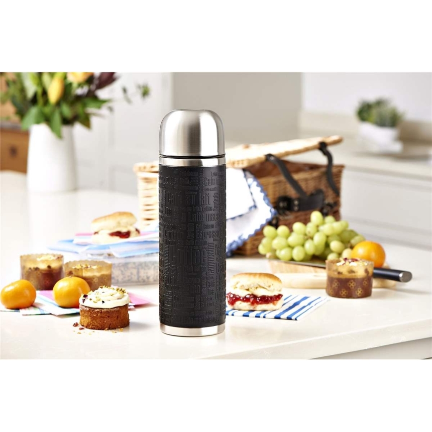 Tefal - Termosz bögrével 1 l SENATOR rozsdamentes/fekete