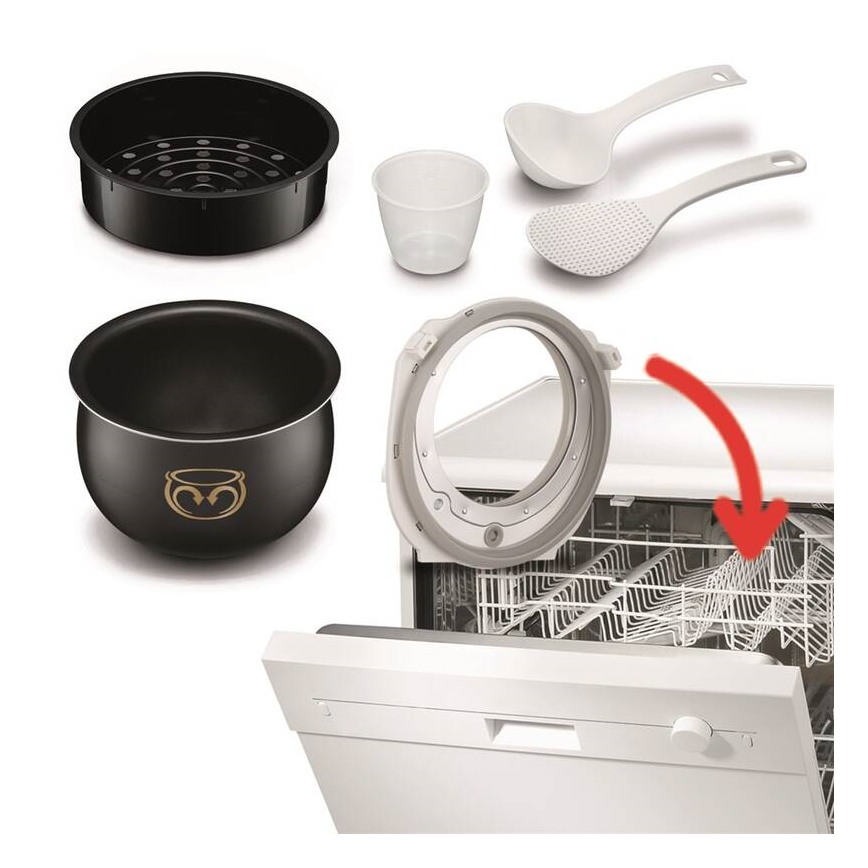 Tefal - Többfunkciós elektromos edény FUZZY 750W/230V