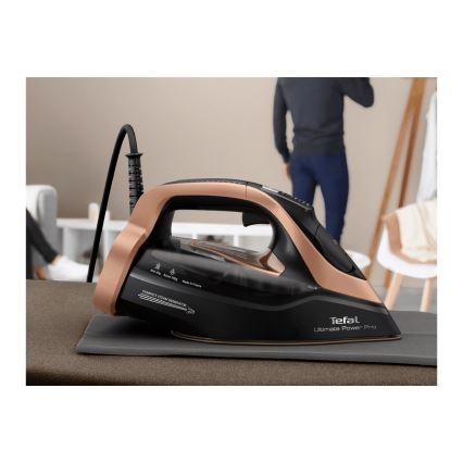 Tefal - Gőzölős vasaló ULTIMATE POWER 3200W/230V réz/fekete
