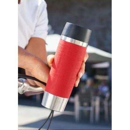 Tefal - Utazó bögre 500 ml TRAVEL MUG rozsdamentes/piros
