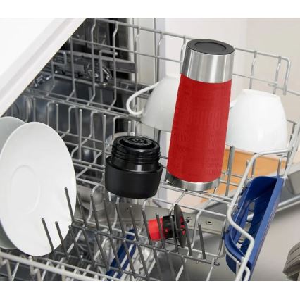 Tefal - Utazó bögre 500 ml TRAVEL MUG rozsdamentes/piros