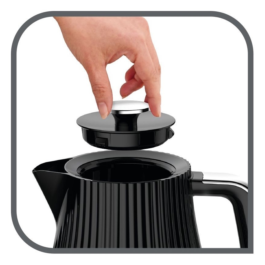 Tefal - Vízforraló LOFT 1,7 l 2400W/230V fekete