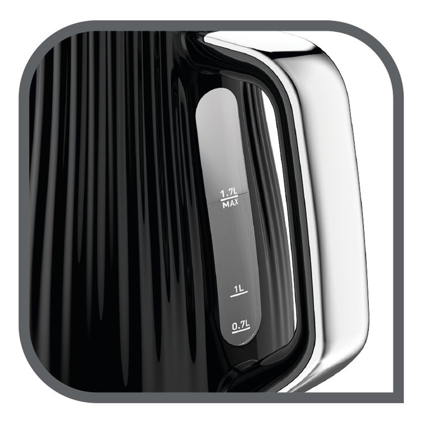 Tefal - Vízforraló LOFT 1,7 l 2400W/230V fekete