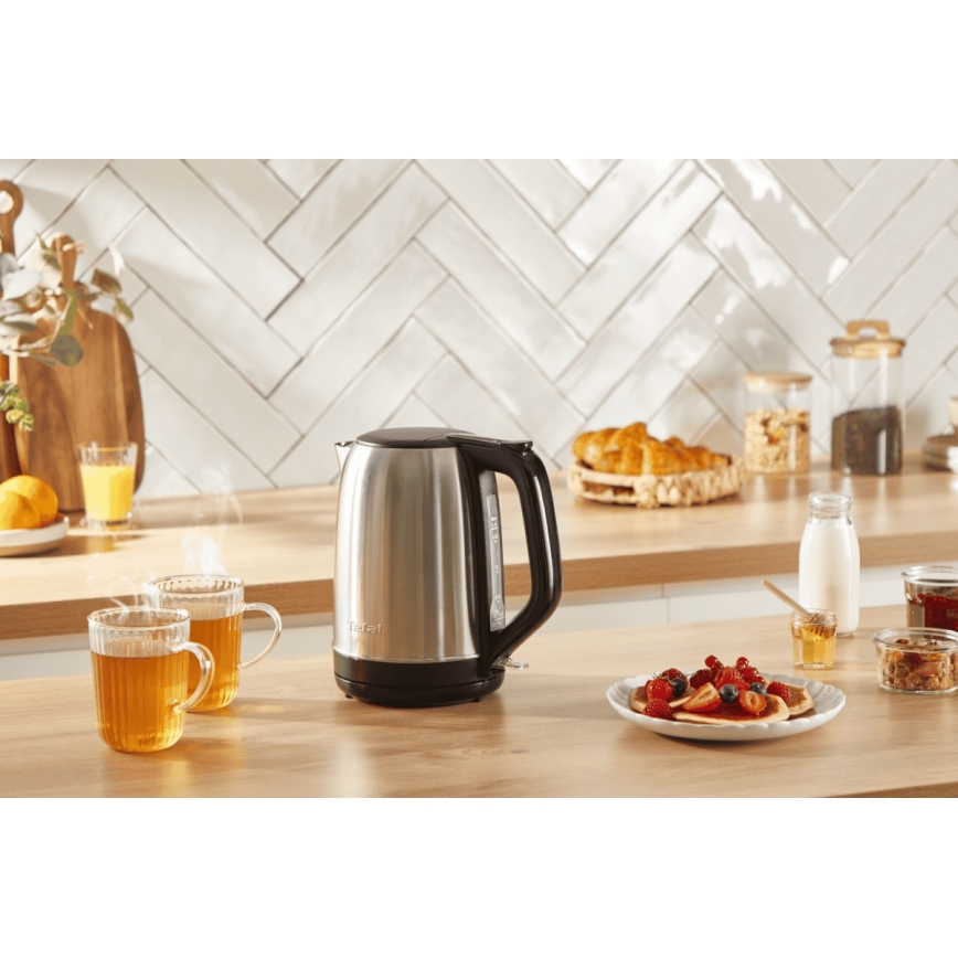 Tefal - Vízforraló SUBITO 1,7l 2400W/230V rozsdamentes/fekete