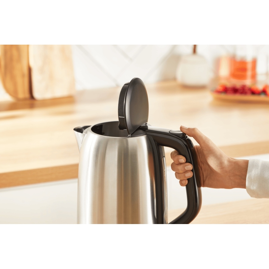 Tefal - Vízforraló SUBITO 1,7l 2400W/230V rozsdamentes/fekete