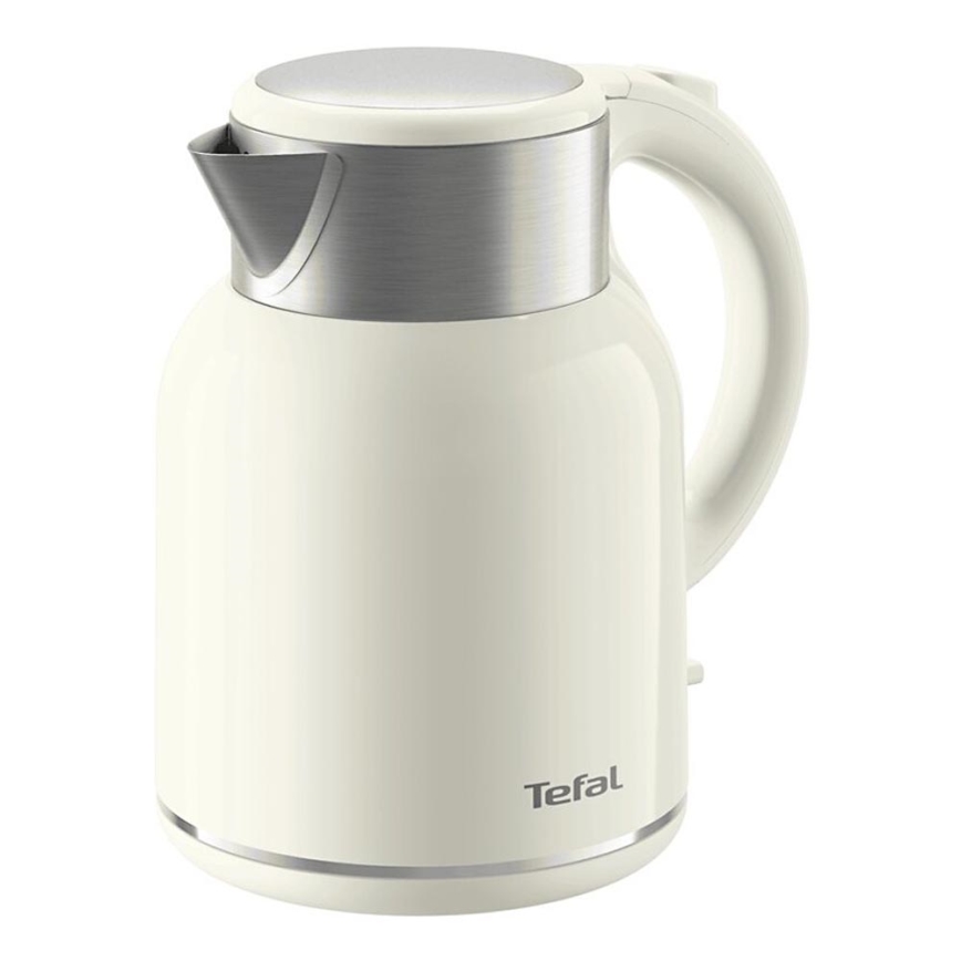 Tefal - Vízforraló THERMO PROTECT XL 1,9l 1650W/230V rozsdamentes/fehér