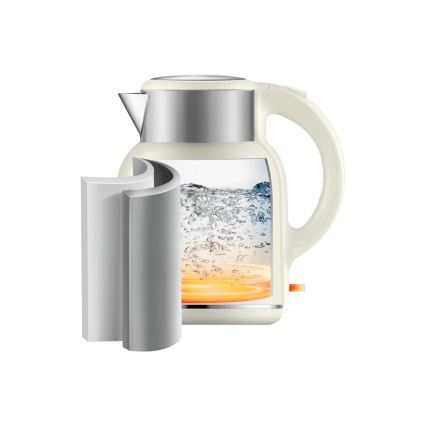 Tefal - Vízforraló THERMO PROTECT XL 1,9l 1650W/230V rozsdamentes/fehér