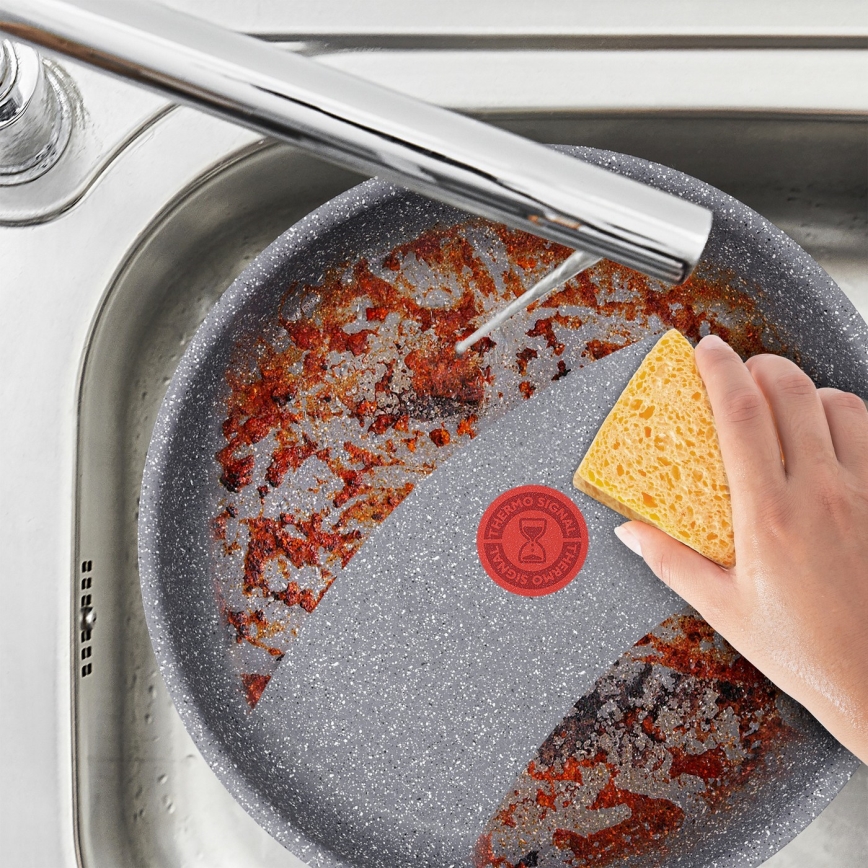 Tefal - Wok serpenyő HARD STONE 28 cm