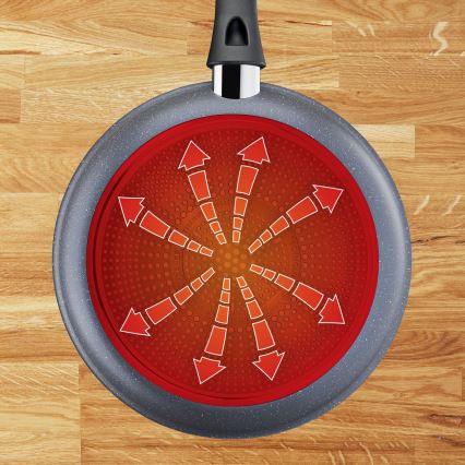 Tefal - Wok serpenyő HARD STONE 28 cm