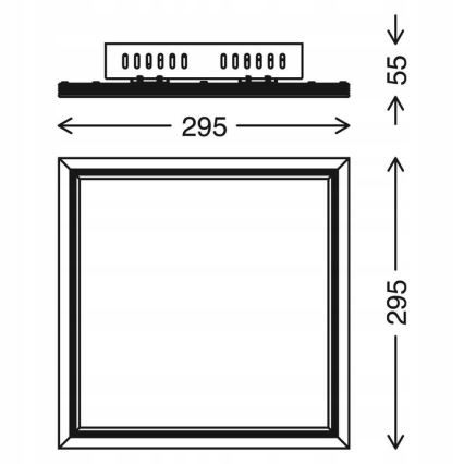Telefunken 301506TF - LED RGBW Dimmelhető panel LED/18W/230V 4000K + távirányítás