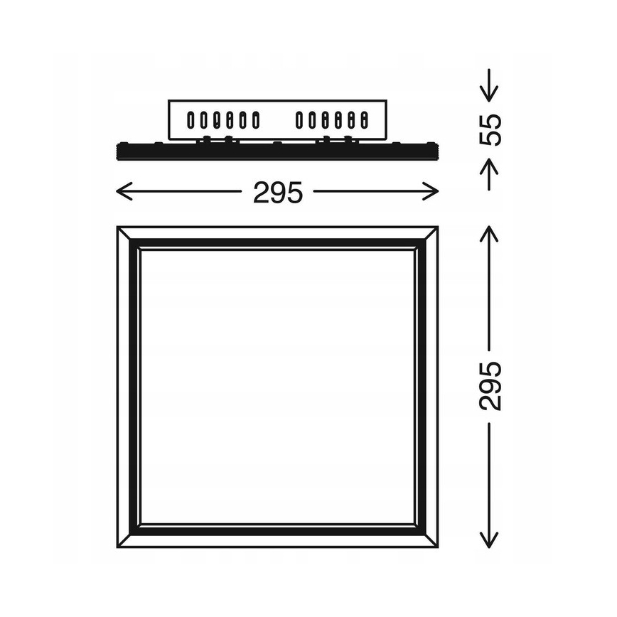 Telefunken 301506TF - LED RGBW Dimmelhető panel LED/18W/230V 4000K + távirányítás