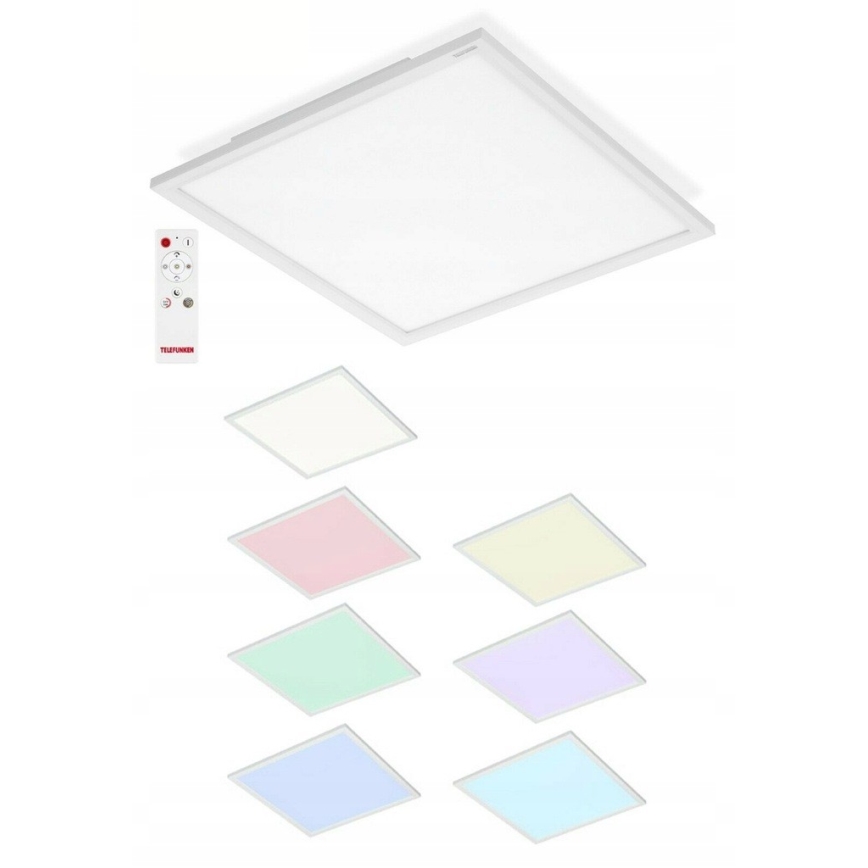 Telefunken 301606TF - LED RGBW Dimmelhető panel LED/24W/230V 4000K + távirányítás