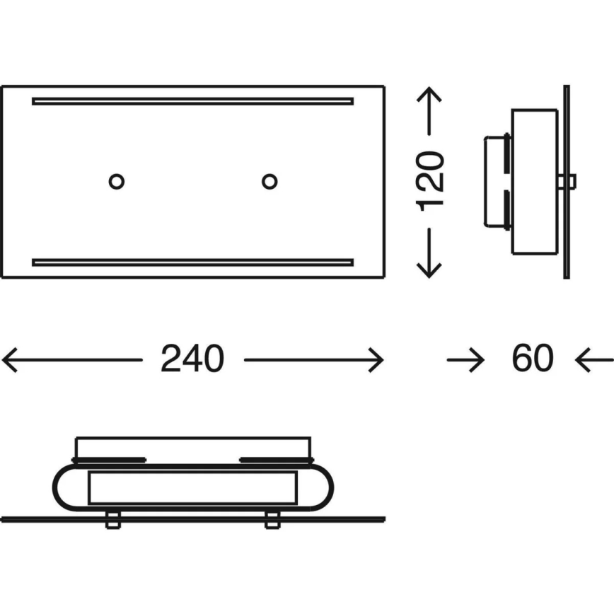 Telefunken 307806TF - LED Kültéri fali lámpa 2xLED/3,5W/230V IP44 fehér