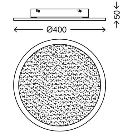 Telefunken 309104TF - LED Mennyezeti lámpa érzékelős LED/30W/230V 4000K