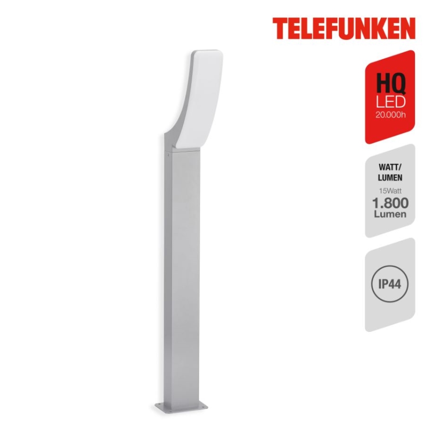 Telefunken 311904TF - LED Kültéri lámpa LED/15W/230V 97 cm IP44