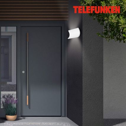 Telefunken 312806TF - LED Kültéri fali lámpa 2xLED/6W/230V IP44 fehér