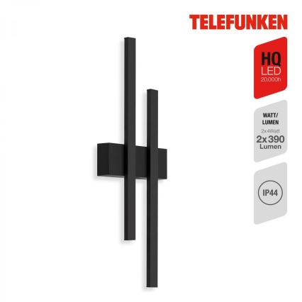 Telefunken 313205TF - LED Kültéri fali lámpa 2xLED/4W/230V 4000K IP44