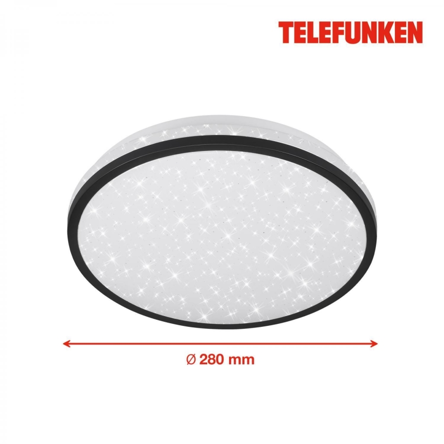 Telefunken 318305TF - LED Fürdőszobai mennyezeti lámpa érzékelővel LED/16W/230V IP44 átm. 28 cm