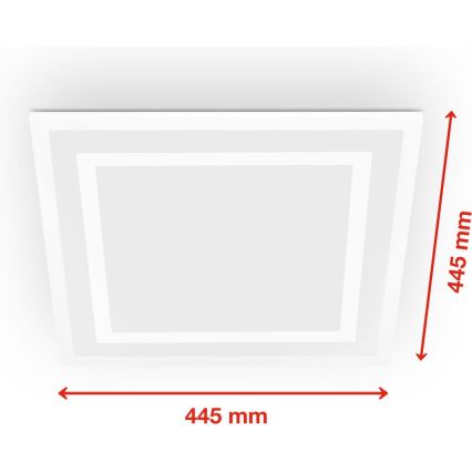 Telefunken 318806TF - LED RGBW dimmelhető mennyezeti lámpa LED/24W/230V 3000-6500K + távirányító