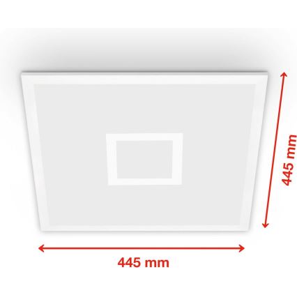Telefunken 319106TF - RGBW Dimmelhető mennyezeti lámpa LED/24W/230V 2700-6500K fehér + távirányítás