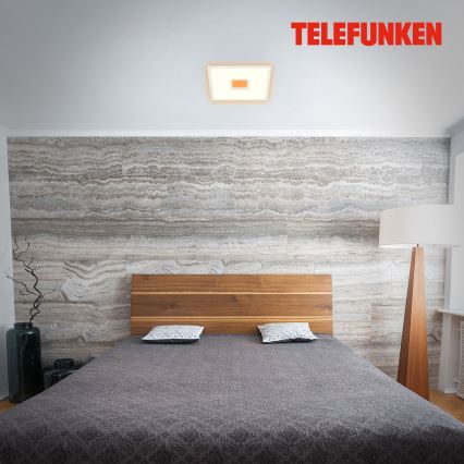 Telefunken 319506TF - RGBW Dimmelhető mennyezeti lámpa LED/36W/230V 2700-6500K fehér + távirányítás