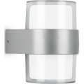 Telefunken 320404TF - LED kültéri falilámpa, 2×LED/8W/230V, IP44, matt króm