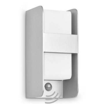 Telefunken 321104TF - Kültéri fali lámpa érzékelővel 1xE27/12W/230V IP44 fehér