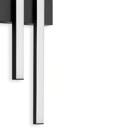 Telefunken - LED kültéri fali lámpatest 2xLED/4W/230V IP44 fekete
