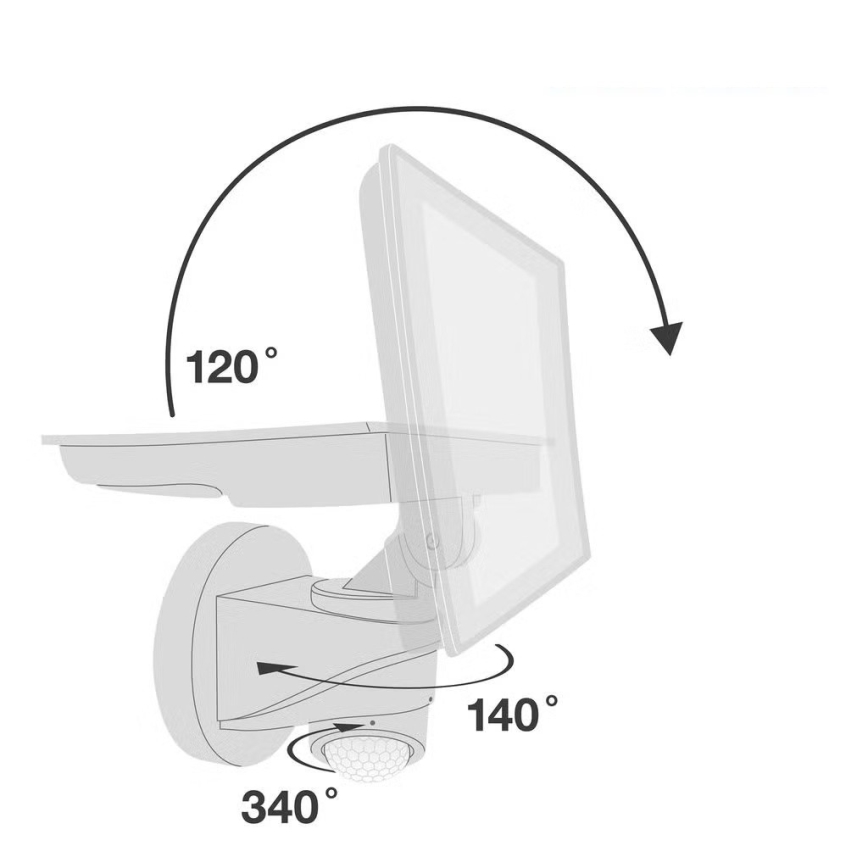 Telefunken - LED-reflektor érzékelővel LED/20 W/230 V