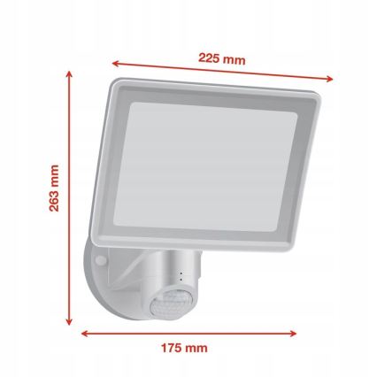 Telefunken - LED reflektor érzékelővel LED/20W/230V