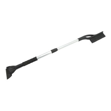 Teleszkópos autókaparó seprűvel, 100 cm, fekete/ezüst
