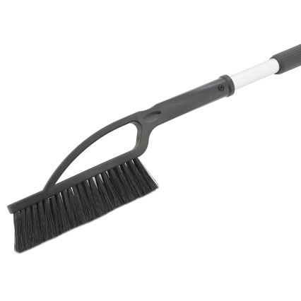 Teleszkópos jégkaparó autóhoz seprűvel, 120 cm, fekete/fehér