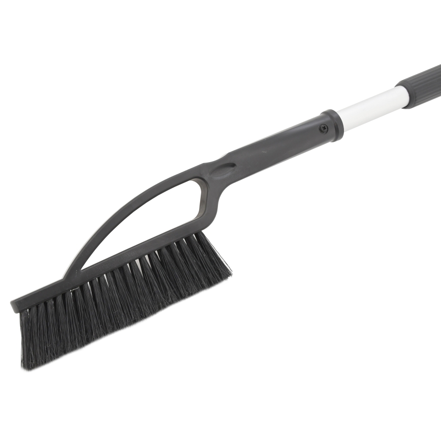 Teleszkópos jégkaparó autóhoz seprűvel, 120 cm, fekete/fehér