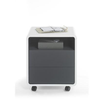 TEO irodai konténer fehér/antracit