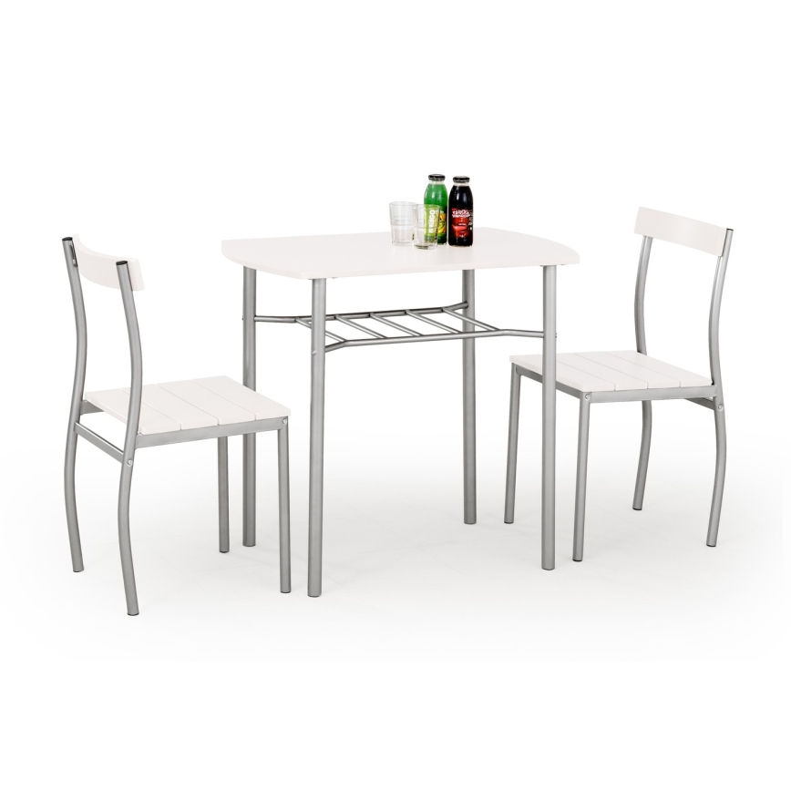 Terasz garnitúra LANCE fém/fa